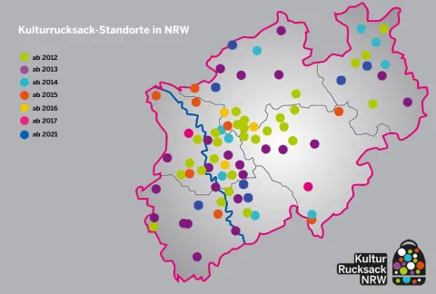 Kulturrucksack Standortkarte 2023