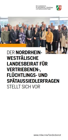 Deckblatt eines Flyers zum Landesbeirat