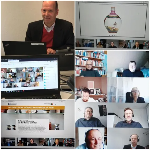 Collage der Beiratssitzung aus November 2020