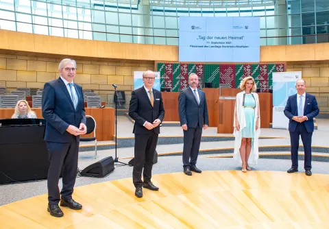 Gruppenbild im Landtag