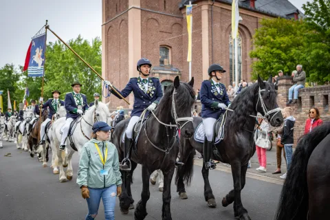 Reiter- und Fußpilgerprozession