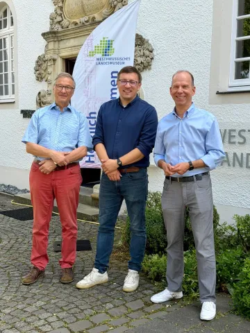 v.l.n.r.: Dr. Markus Berger, Martin Koschny, Heiko Hendriks