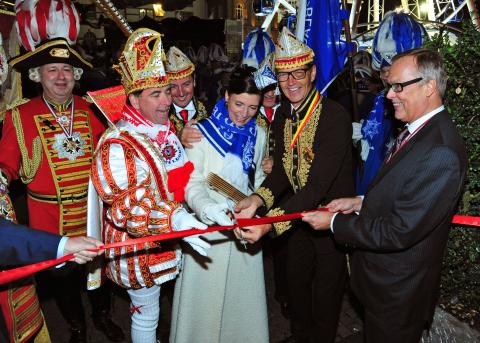 Szene aus dem rheinischen Karneval