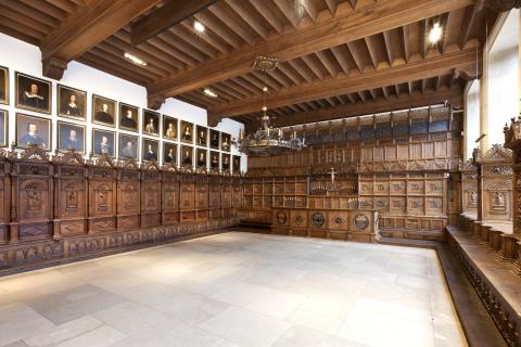 Das Rathaus zu Münster zählt zu den Stätten des Westfälischen Friedens (1648), die 2015 mit dem Europäischen Kulturerbe-Siegel ausgezeichnet wurden.