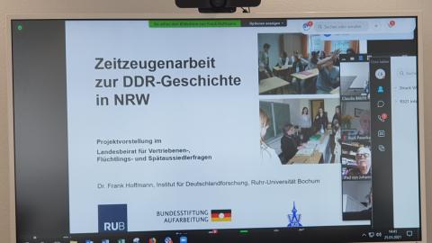 Screenshot Videokonferenz
