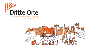 Dritte Orte-Grafik kombiniert mit Dritte Orte-Logo