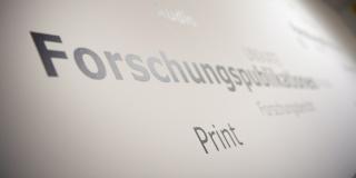 Schriftzug Forschungspublikationen
