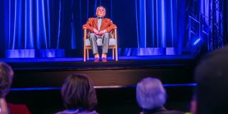 Holocaust-Zeitzeuge Dr. Leon Weintraub als Hologramm