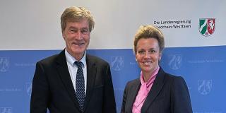 Ministerin Brandes mit Prof. Dr. Heusch