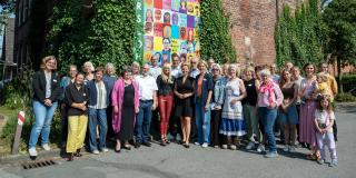 Tag der Dritten Orte 2024: Gruppenfoto Rote Schule Sendenhorst-Albersloh