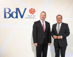 Ministerpräsident Armin Laschet zusammen mit BdV Präsident Dr. Bernd Fabritius
