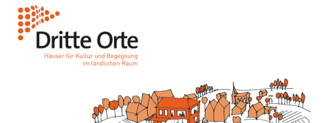 Dritte Orte-Grafik kombiniert mit Dritte Orte-Logo