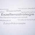 Viele Worte stehen rund um das Wort Exzellenzstrategie