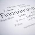 Wörterwolke mit dem Wort Finanzierung